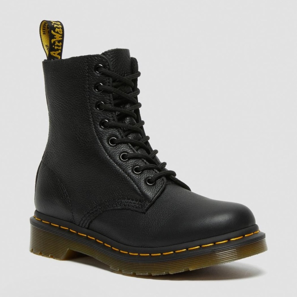 1460 WOMEN'S PASCAL VIRGINIA LEATHER BOOTS - Picture 1 of 9